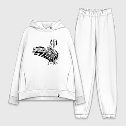 Женский костюм оверсайз Викинг вольво, цвет: белый