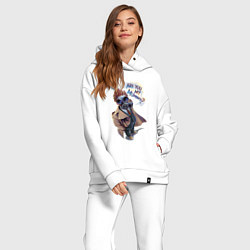 Женский костюм оверсайз Ты моя мамочка - Доктор Кто: Are you my mommy, цвет: белый — фото 2