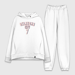 Женский костюм оверсайз Oklahoma City 7, цвет: белый