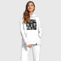 Женский костюм оверсайз The weeknd фотографии, цвет: белый — фото 2