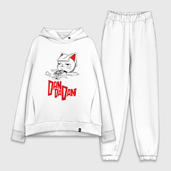 Женский костюм оверсайз Dandadan - chill, цвет: белый