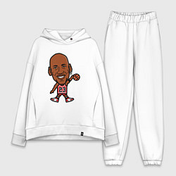 Женский костюм оверсайз Малыш Джордан, цвет: белый
