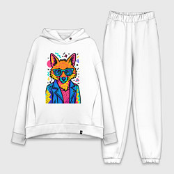 Женский костюм оверсайз Лиса Pop Colors