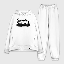 Женский костюм оверсайз Саратов горд с мостом