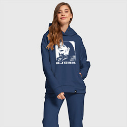 Женский костюм оверсайз Bjork, цвет: тёмно-синий — фото 2