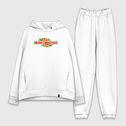 Женский костюм оверсайз Время рождества, цвет: белый