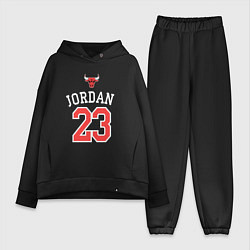 Женский костюм оверсайз Jordan 23, цвет: черный