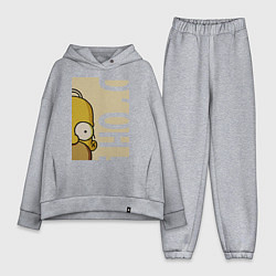 Женский костюм оверсайз Homer Doh!, цвет: меланж