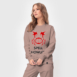 Костюм хлопковый женский Dark Elf Mage - Spell Howler, цвет: пыльно-розовый — фото 2