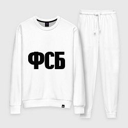 Костюм хлопковый женский ФСБ, цвет: белый