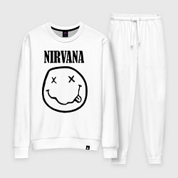 Костюм хлопковый женский Nirvana, цвет: белый