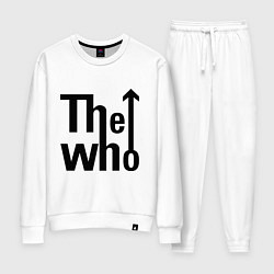 Костюм хлопковый женский The Who, цвет: белый