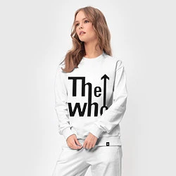 Костюм хлопковый женский The Who, цвет: белый — фото 2