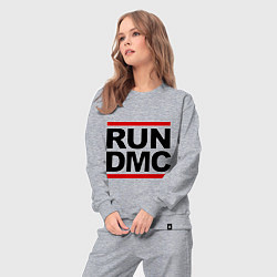 Костюм хлопковый женский Run DMC, цвет: меланж — фото 2