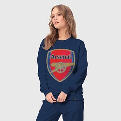 Костюм хлопковый женский Arsenal FC, цвет: тёмно-синий — фото 2