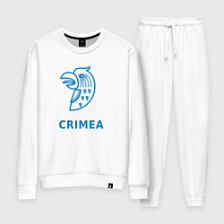 Костюм хлопковый женский Crimea, цвет: белый