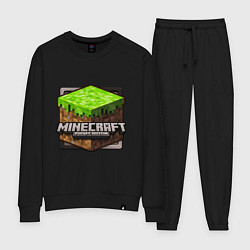 Костюм хлопковый женский Minecraft: Pocket Edition, цвет: черный
