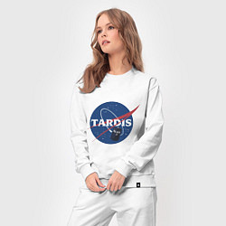Костюм хлопковый женский Tardis NASA, цвет: белый — фото 2