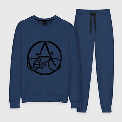Костюм хлопковый женский Anarchy Bike, цвет: тёмно-синий