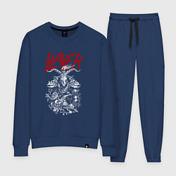 Костюм хлопковый женский Slayer: Devil Goat, цвет: тёмно-синий