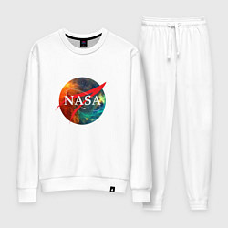 Костюм хлопковый женский NASA: Nebula, цвет: белый
