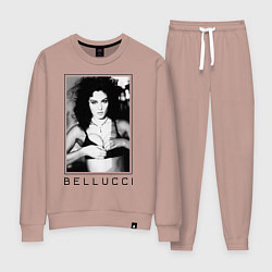 Костюм хлопковый женский Monica Bellucci: Black, цвет: пыльно-розовый
