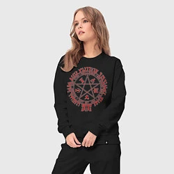 Костюм хлопковый женский Alucard Pentagram, цвет: черный — фото 2