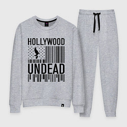 Костюм хлопковый женский Hollywood Undead: flag, цвет: меланж