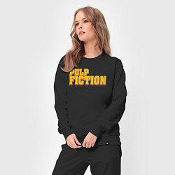 Костюм хлопковый женский Pulp Fiction, цвет: черный — фото 2