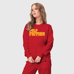 Костюм хлопковый женский Pulp Fiction, цвет: красный — фото 2