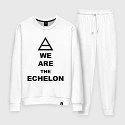 Костюм хлопковый женский We are the echelon, цвет: белый