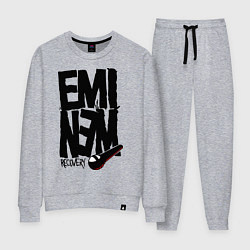 Костюм хлопковый женский Eminem recovery, цвет: меланж