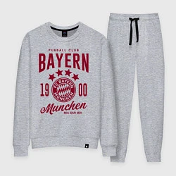 Костюм хлопковый женский Bayern Munchen 1900, цвет: меланж