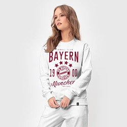 Костюм хлопковый женский Bayern Munchen 1900, цвет: белый — фото 2