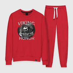 Костюм хлопковый женский Viking Honor, цвет: красный