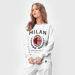 Костюм хлопковый женский Milan: I Rossoneri, цвет: белый — фото 2