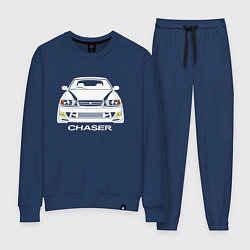 Костюм хлопковый женский Toyota Chaser JZX100, цвет: тёмно-синий