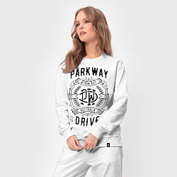 Костюм хлопковый женский Parkway Drive: Australia, цвет: белый — фото 2