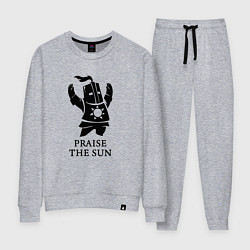 Костюм хлопковый женский Praise the Sun, цвет: меланж