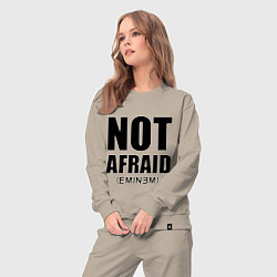 Костюм хлопковый женский Not Afraid, цвет: миндальный — фото 2