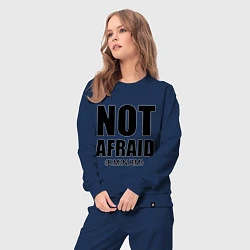 Костюм хлопковый женский Not Afraid, цвет: тёмно-синий — фото 2