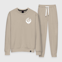 Костюм хлопковый женский Fallout: Brotherhood of Steel, цвет: миндальный