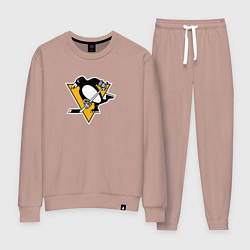 Костюм хлопковый женский Pittsburgh Penguins: Evgeni Malkin, цвет: пыльно-розовый