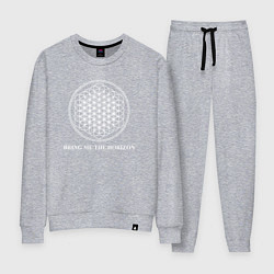 Костюм хлопковый женский BRING ME THE HORIZON, цвет: меланж