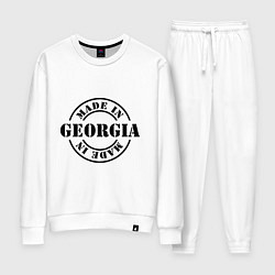 Костюм хлопковый женский Made in Georgia (сделано в Грузии), цвет: белый