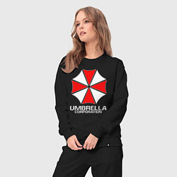 Костюм хлопковый женский UMBRELLA CORP, цвет: черный — фото 2