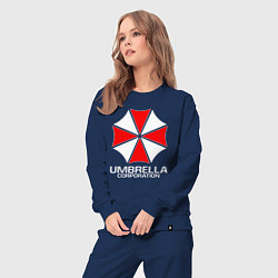 Костюм хлопковый женский UMBRELLA CORP, цвет: тёмно-синий — фото 2