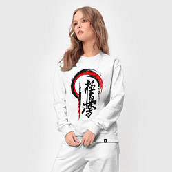 Костюм хлопковый женский Kyokushinkai, цвет: белый — фото 2