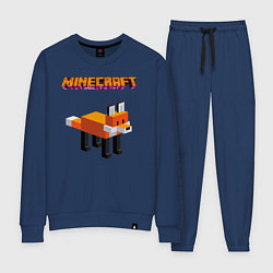 Костюм хлопковый женский Minecraft - лиса, цвет: тёмно-синий