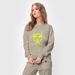 Костюм хлопковый женский BIOHAZARD, цвет: миндальный — фото 2